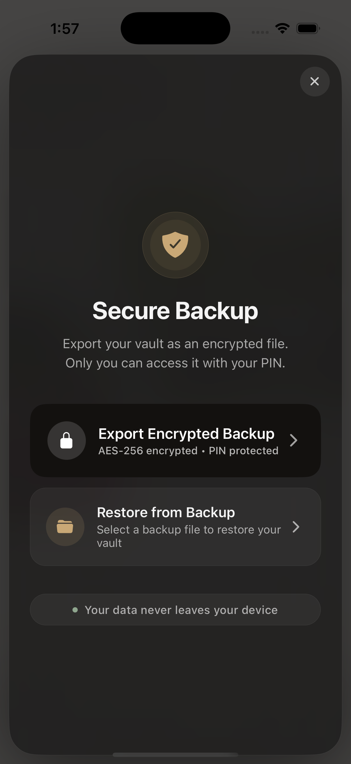 SafeKeep Backup & Restore