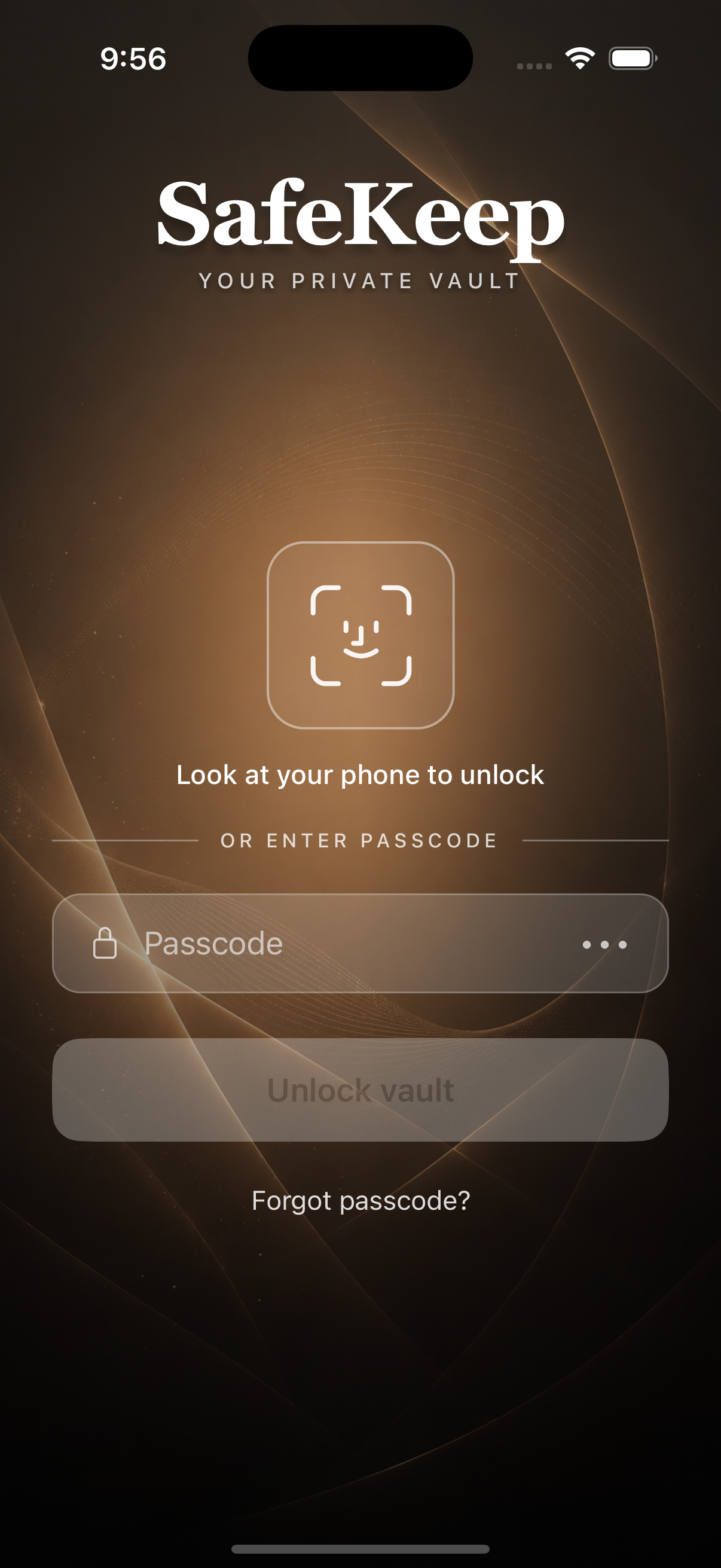 SafeKeep Lock Screen